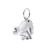Chrome Bucking Horse Keychain Bottle Opener - Heavy Duty Trucker