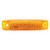 6 LED Rectangular Streamline Light (Clearance/Marker) - Amber LED/Amber Lens