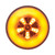 18 LED 4" Round GloLight (Turn Signal) - Amber LED/Amber Lens (Card)