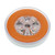 18 LED 4" Round GloLight (Turn Signal) - Amber LED/Amber Lens (Card)