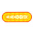 22 LED 6" Oval GloLight (Turn Signal) - Amber LED/Amber Lens
