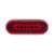 22 LED 6" Oval Abyss Light (Stop, Turn & Tail) - Red LED/Clear Lens