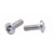 Peterbilt Chrome Dash Screws 1/2" OEM Style 4-Pack Triple Plated