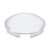 5 Even Notched Chrome Dome Front Hubcap - 7/16" Lip