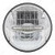ULTRALIT - 3 High Power LED 7" Headlight With 10 White LED Position Light
