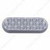 19 LED 6" Oval Reflector Light (Stop, Turn & Tail) - Red LED/Clear Lens