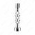 Austin Style Gun Cylinder Gearshift Knob With LED 13/15/18 Speed Adapter - Chrome/Amber LED