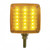 39 LED Reflector Double Face Turn Signal Light (Driver) - Amber & Red LED/Amber & Red Lens