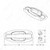 Chrome Exterior Door Handle Cover For Kenworth T680/T880 (2013-2024) & W990 (2019-2024) - Driver
