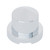 Chrome Plastic Pointed Nut Covers 1-1/2" x 3" Push-On (20-Pack)