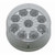9 LED 2" Round Clearance Marker Light - Amber DOT Approved Truck