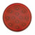 12 LED 4" Round Reflector Light (Stop, Turn & Tail) - Red LED/Red Lens