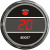 Smart Gauge Boost Red - Digital Turbo Boost Gauge for Semi Trucks