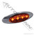 LED Marker Light 2" x 6.5" Clear Amber Lens - Semi Truck