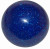 Blue Glitter Brake Knob - Chrome Semi Truck Air Brake Handle