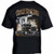 Chrome Shop Mafia Tommy Gun & Peterbilt Day Cab T-Shirt W/ Orange Lettering & Flames - XL Chrome Shop Mafia Tommy Gun & Peterbilt Day Cab T-Shirt W/ Orange Lettering & Flames - XL