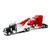 1:32 Scale Peterbilt 379 Tow Truck with Red 387 Cab Semi Truck Diecast Model 1:32 Scale Peterbilt 379 Tow Truck with Red 387 Cab Semi Truck Diecast Model