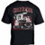 Chrome Shop Mafia Tommy Gun & Peterbilt Day Cab T-Shirt W/ Red Lettering & Flames - 3XL Chrome Shop Mafia Tommy Gun & Peterbilt Day Cab T-Shirt W/ Red Lettering & Flames - 3XL