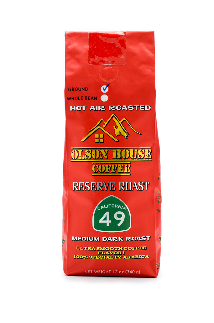 Olson House Coffee - Reserve Roast 49. 12OZ BAG WHOLE BEAN COFFEE