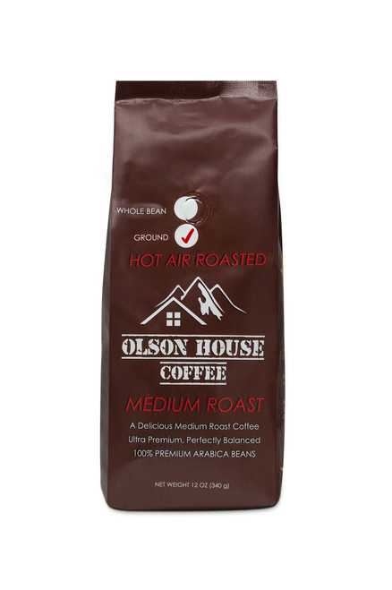 Olson House Coffee -  Medium Roast Coffee. 12OZ BAG GROUND COFFEE BEANS