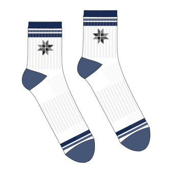 St. Mary's Midi Socks