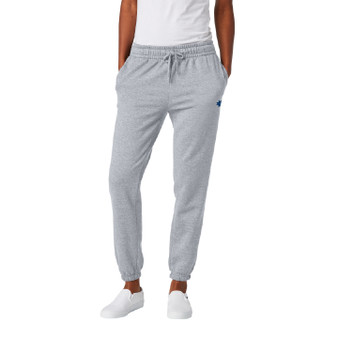 Women's mini logo heather gray sweatpants