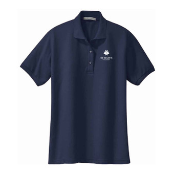 Men's embroidered polo shirt