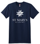 Hanes PerfectT Unisex Cotton Navy T-Shirt