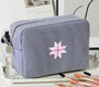 Embroidered Pencil/Make-Up Pouch