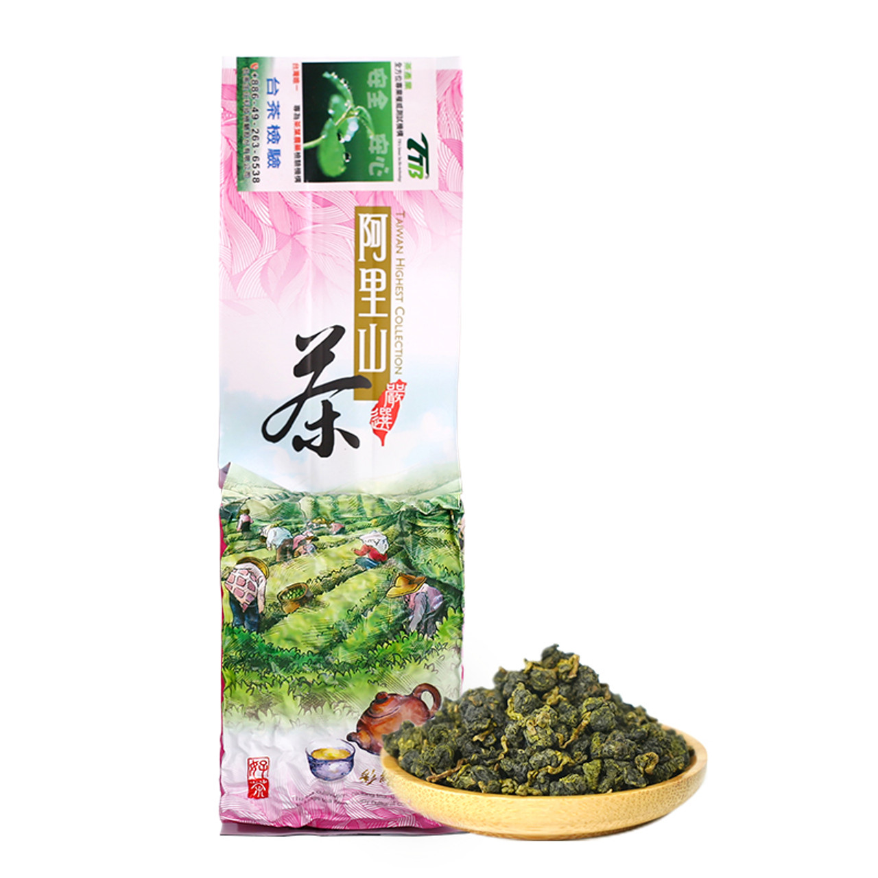 TAIWAN TEA Brand Cha Xian Ju Hong Che Tou AliShan Lightly Roasted