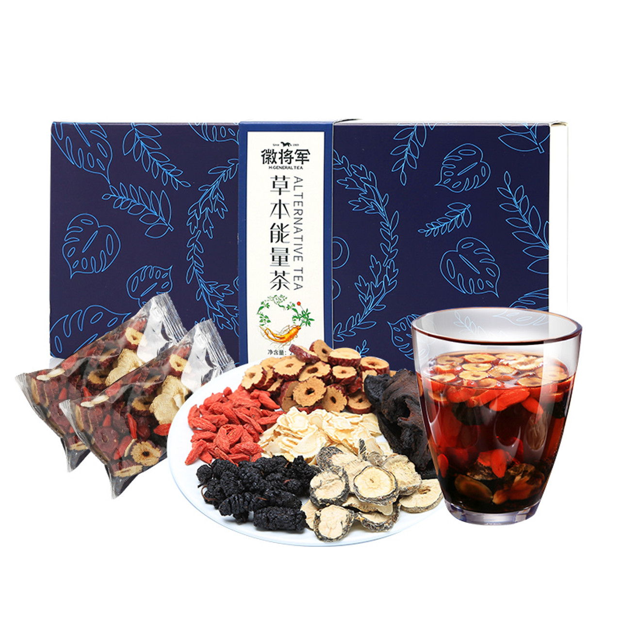 H. GENERAL Brand Herbal Energy Tea Ba Bao Cha Asssorted Herbs