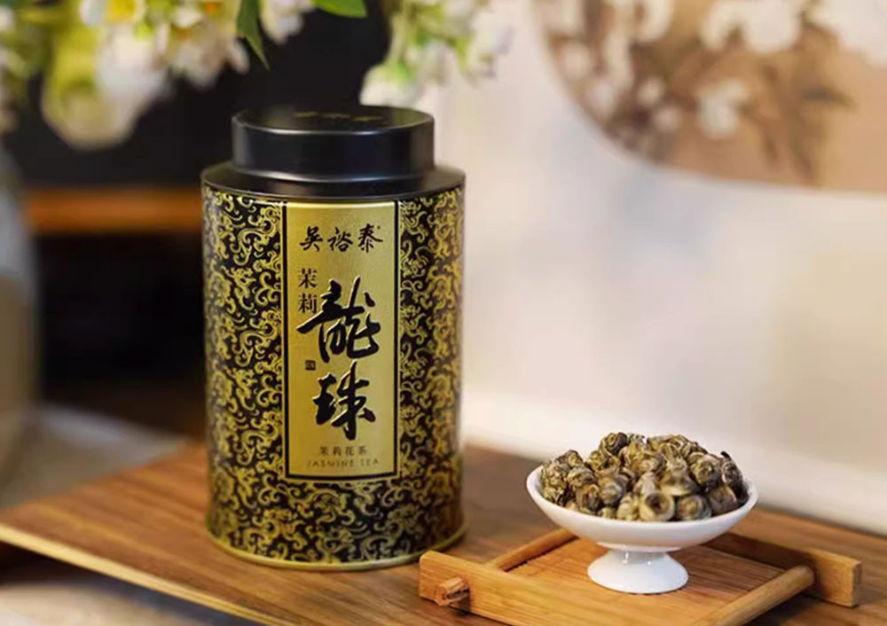 WUYUTAI TEA Brand Mo Li Long Zhu Jasmine Green Tea 60g - Dragon