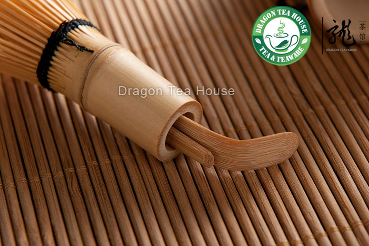 Matcha Whisk, Whisk Holder, and Bamboo Scoop - Wu Mountain Tea