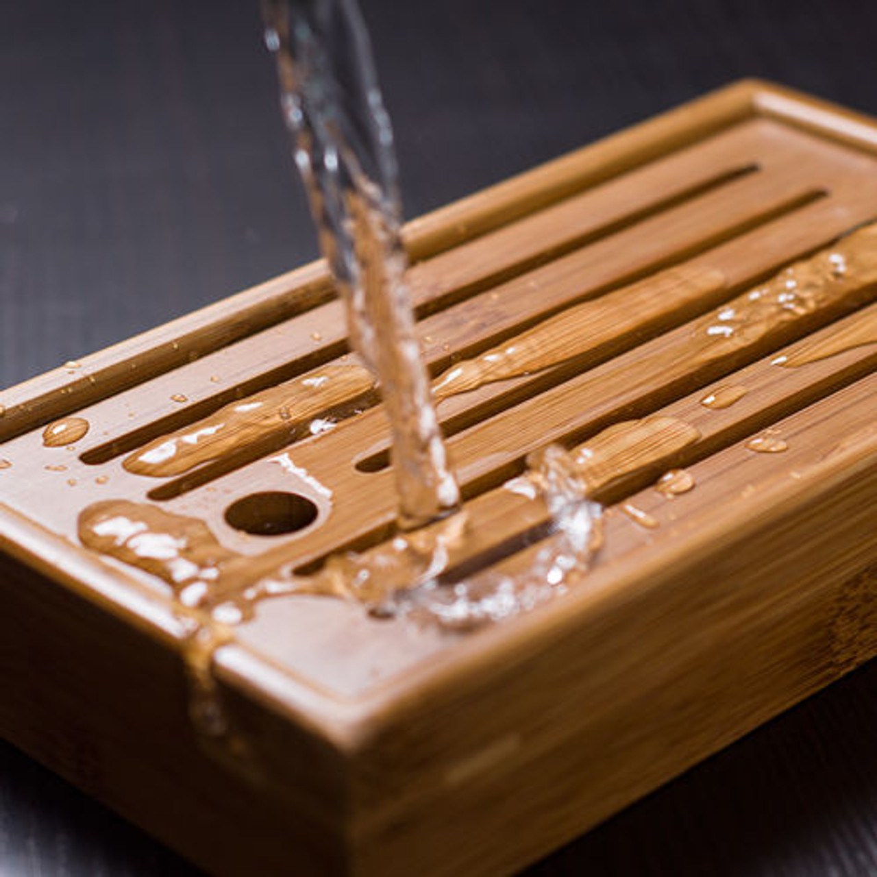 Portable Bamboo Tea Tray