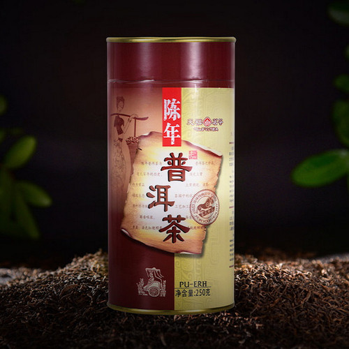 TenFu's TEA Brand Chen Nian Pu-erh Tea Loose 2026 250g Ripe