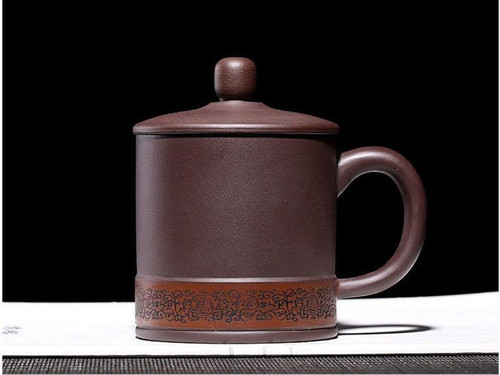 Handmade Yixing Zisha Clay Tea Mug Dianliao  400ml