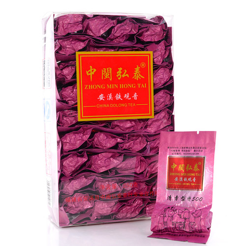 ZHONG MIN HONG TAI Brand Te500 Qingxiang Anxi Tie Guan Yin Chinese Oolong Tea 250g
