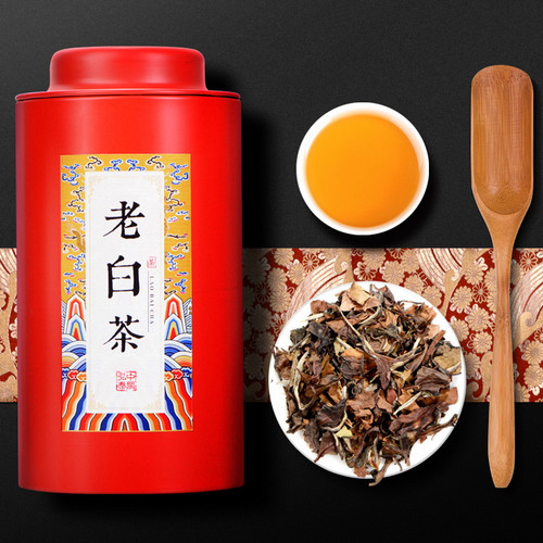ZHONG MIN HONG TAI Brand Old White Tea Gong Mei White Tea  Loose 60g