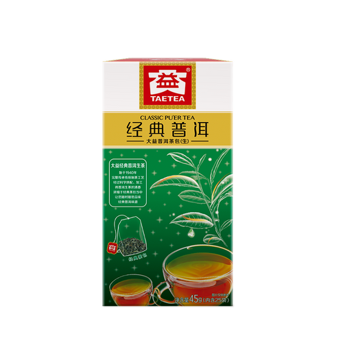 TAETEA Brand Classic Pu-erh Tea Tea Bag 2019 45g Raw