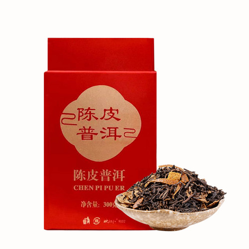 MINGNABAICHUAN Brand Premium Grade Chen Pi Pu-erh Tea Loose 2019 300g Ripe