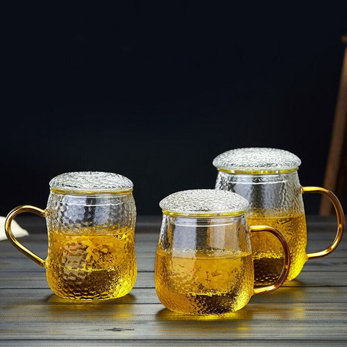 Chui Wen Glass Loose Leaf Tea Mug with Infuser