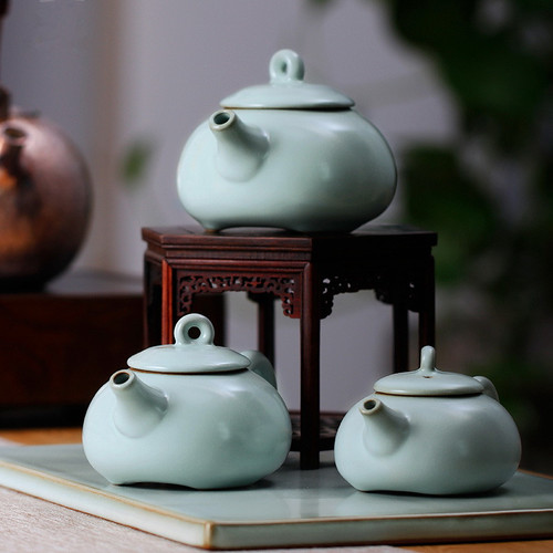 Xi Le Ceramic Chinese Kung Fu Tea Teapot