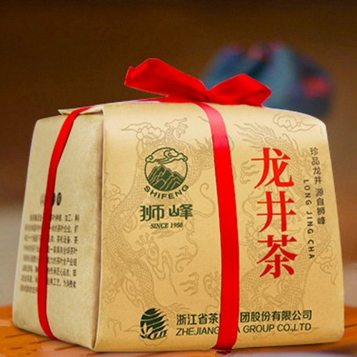 SHIFENG Brand 43# Ming Qian First Plucked Long Jing Dragon Well Green Tea 200g