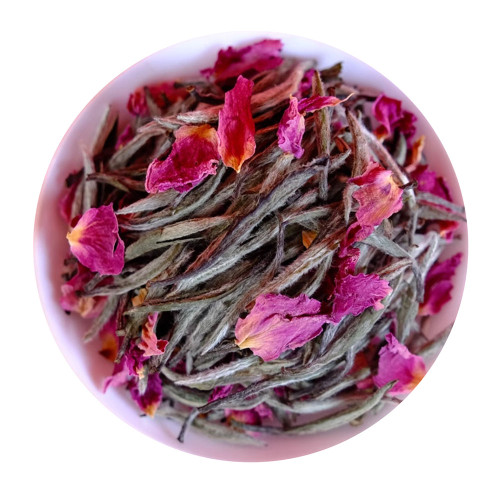 Organic Red Rose Silver Needle White Tea