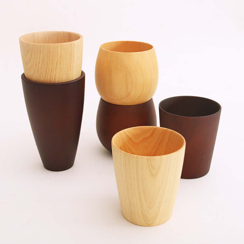 Natural Solid Wood Wooden Tea Cup