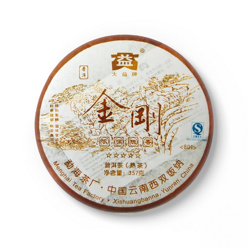 TAETEA Brand Jin Gang Pu-erh Tea 2008 357g Ripe