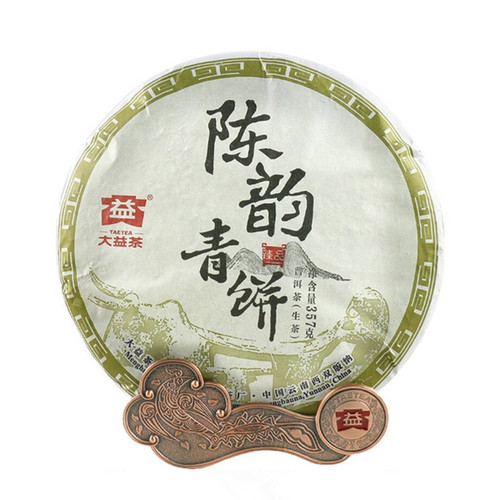 TAETEA Brand Chen Yun Qing Bing Pu-erh Tea 2015 357g Raw