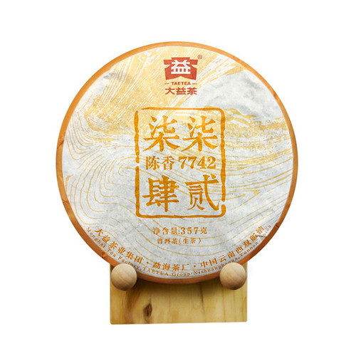 TAETEA Brand 7742 Pu-erh Tea 2015 357g Raw