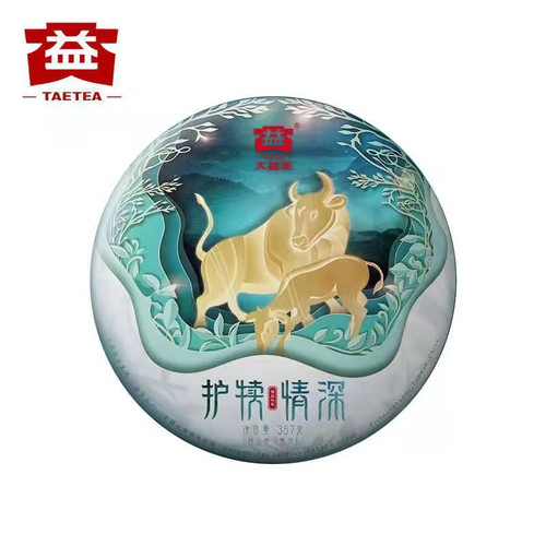 TAETEA Brand Hu Du Qing Shen Pu-erh Tea 2021 357g Ripe