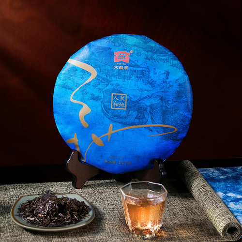 TAETEA Brand Tian Di Ren He Pu-erh Tea 2022 357g Raw